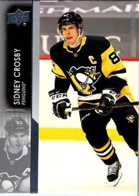 Sidney Crosby #141 Hockey Cards 2021 Upper Deck
