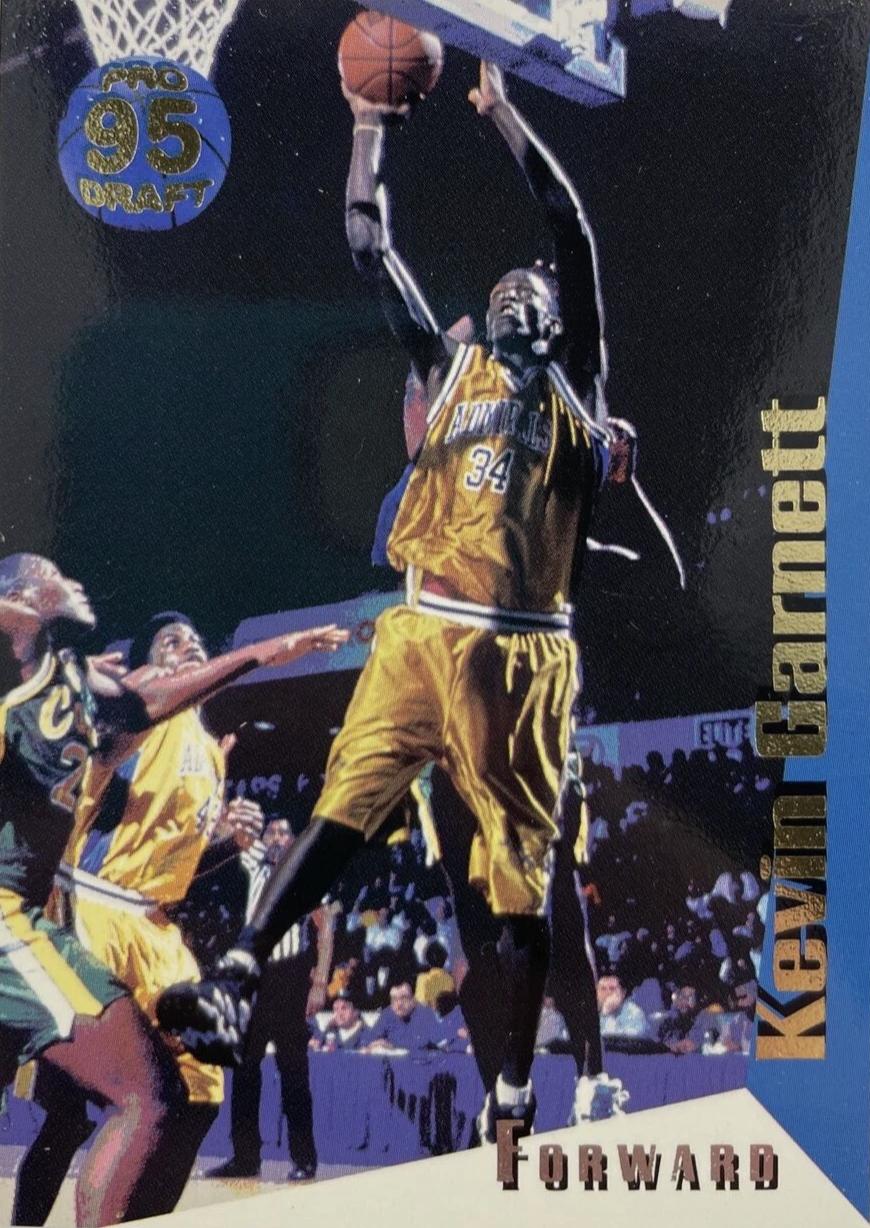 Kevin Garnett #52 1995 Collect A Card Basketball