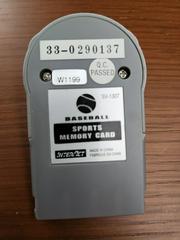 Back | Interac Baseball Memory Card Playstation