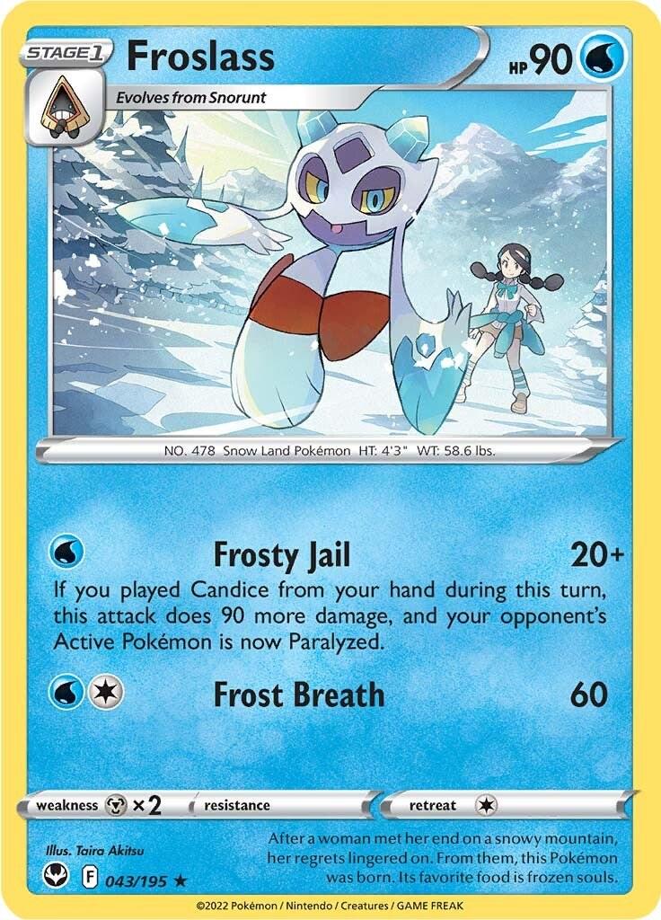 Froslass #43 Pokemon Silver Tempest