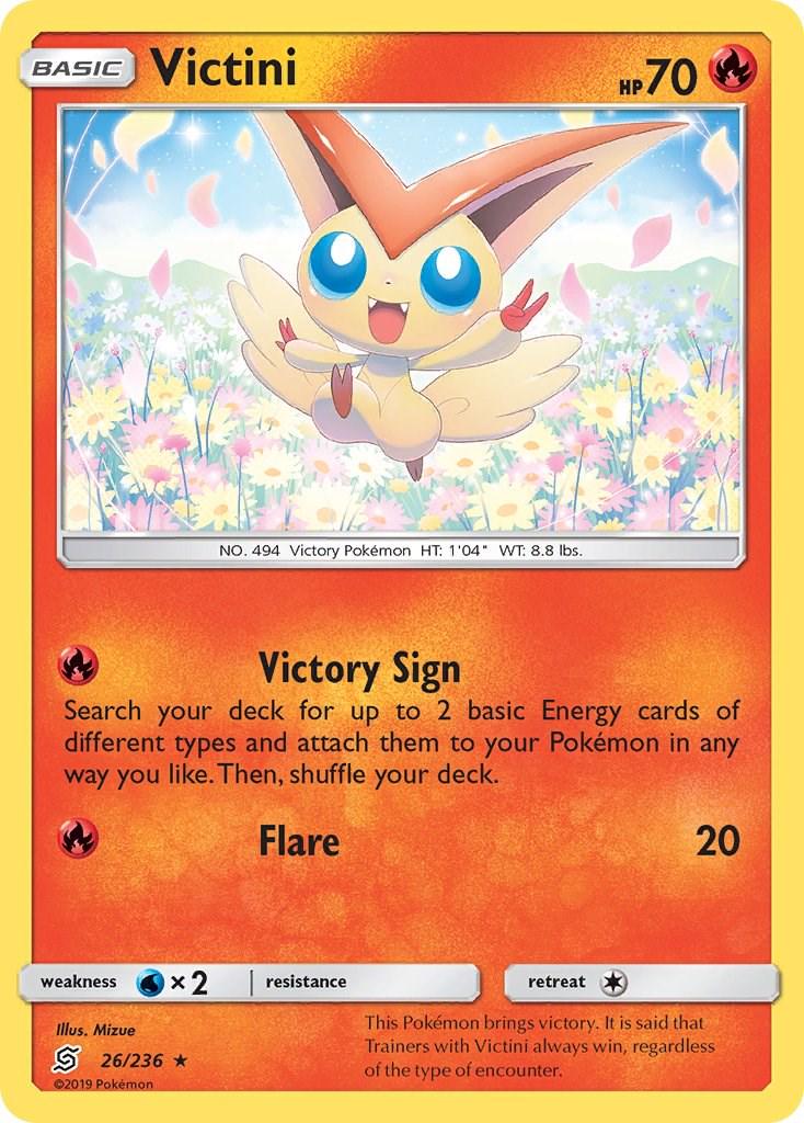Victini #26 Pokemon Unified Minds