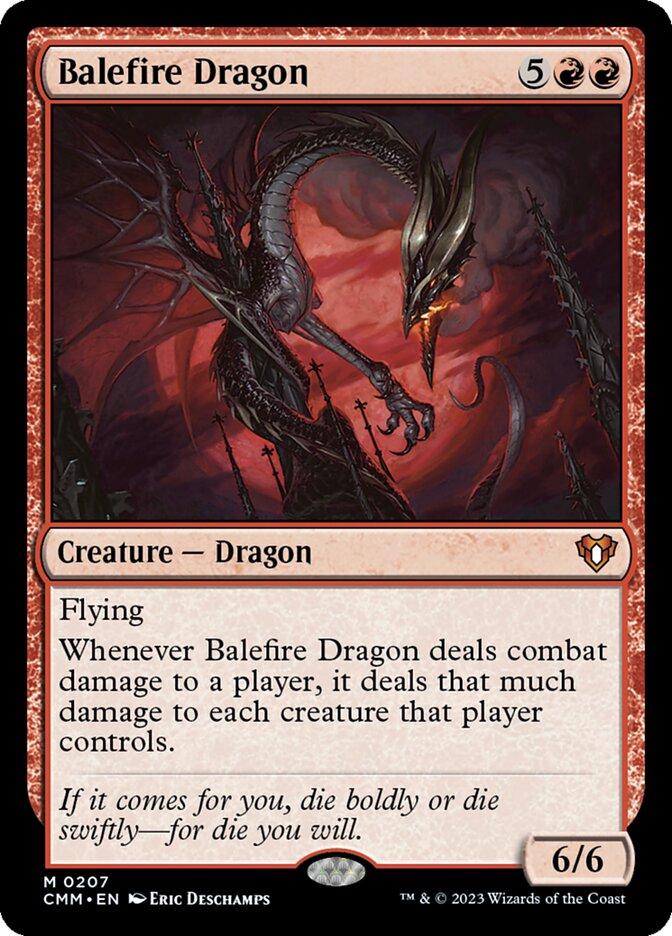 Balefire Dragon #207 Magic Commander Masters