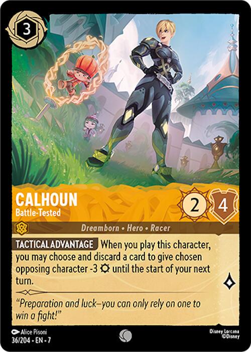 Calhoun - Battle-Tested #36 Lorcana Archazia's Island