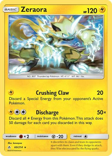 Zeraora #60 Cover Art