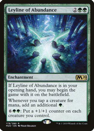 Leyline of Abundance #179 Magic Core Set 2020