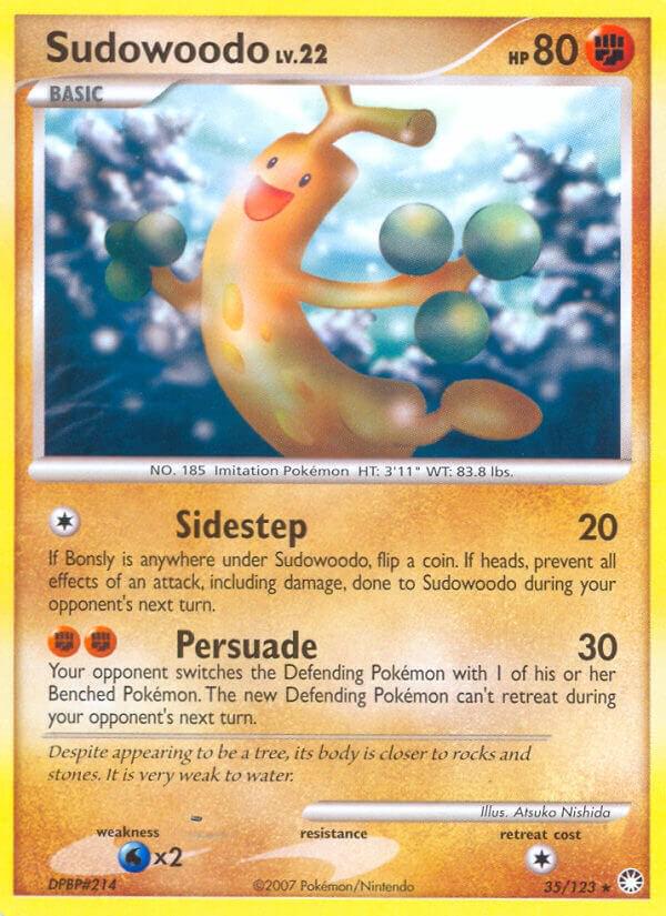 Sudowoodo #35 Pokemon Mysterious Treasures