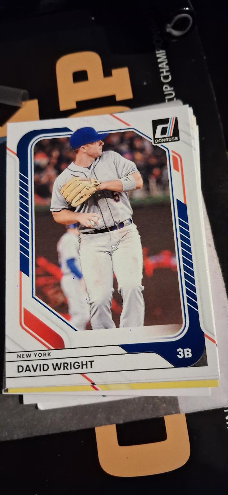 David Wright [Yellow Flood] | Ungraded | 2026 Panini Donruss