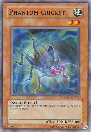 Phantom Cricket TAEV-EN030 YuGiOh Tactical Evolution