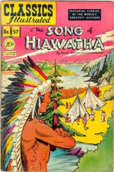 The Song of Hiawatha #57 (1949) Comic Books Classics Illustrated