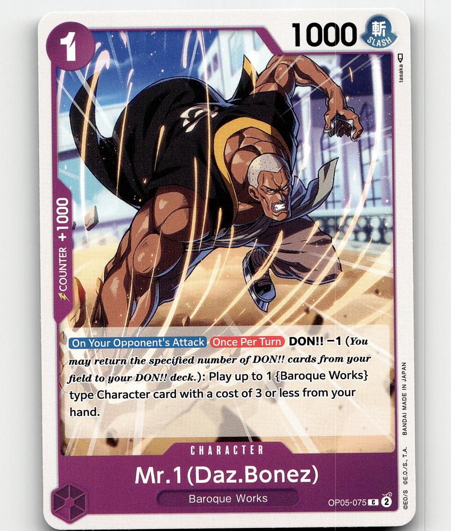 Mr.1 Daz.Bonez OP05-075 One Piece Awakening of the New Era