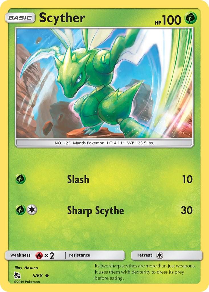 Scyther #5 Pokemon Hidden Fates