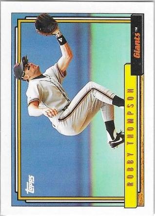 Robby Thompson #475 Baseball Cards 1992 Topps