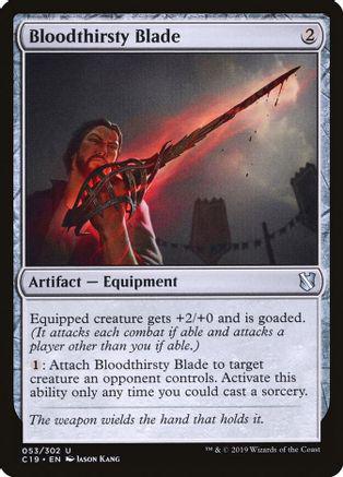 Bloodthirsty Blade #53 Magic Commander 2019