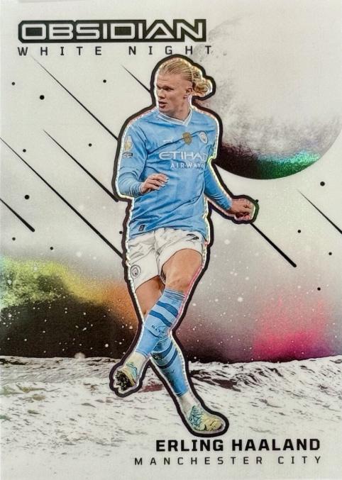 Erling Haaland #6 Prices | 2023 Panini Obsidian White Night