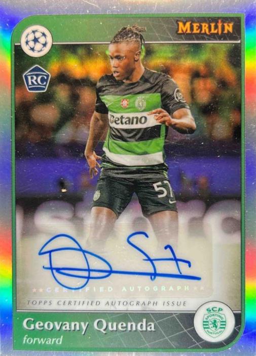 Geovany Quenda #AU-GQ Prices | 2024 Topps Merlin UEFA Autograph