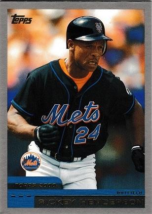 Rickey Henderson #104 Baseball Cards 2000 Topps