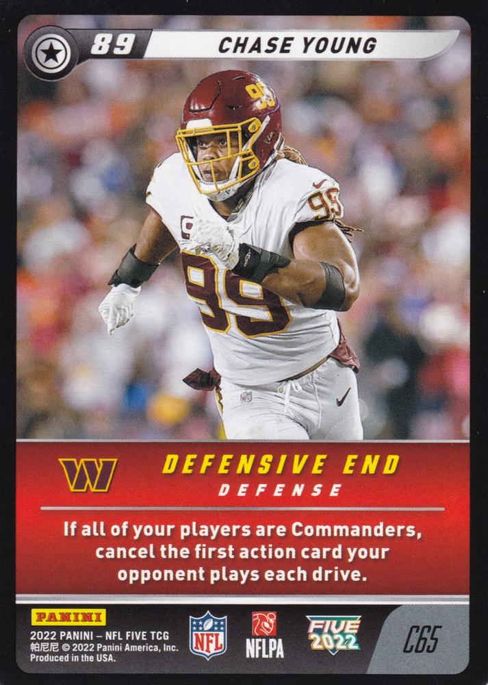 Chase Young #C65 2022 Panini NFL Five