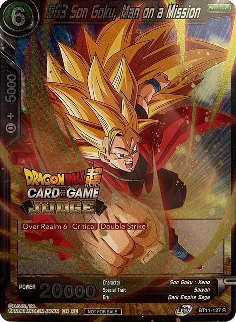 SS3 Son Goku, Man on a Mission BT11-127 Dragon Ball Super Divine Multiverse Release Promos