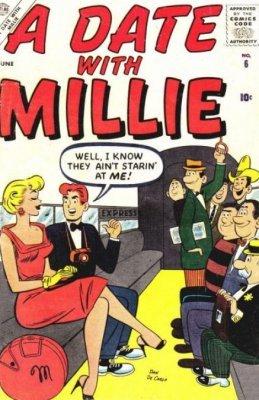 A Date With Millie #6 (1957) Comic Books A Date with Millie