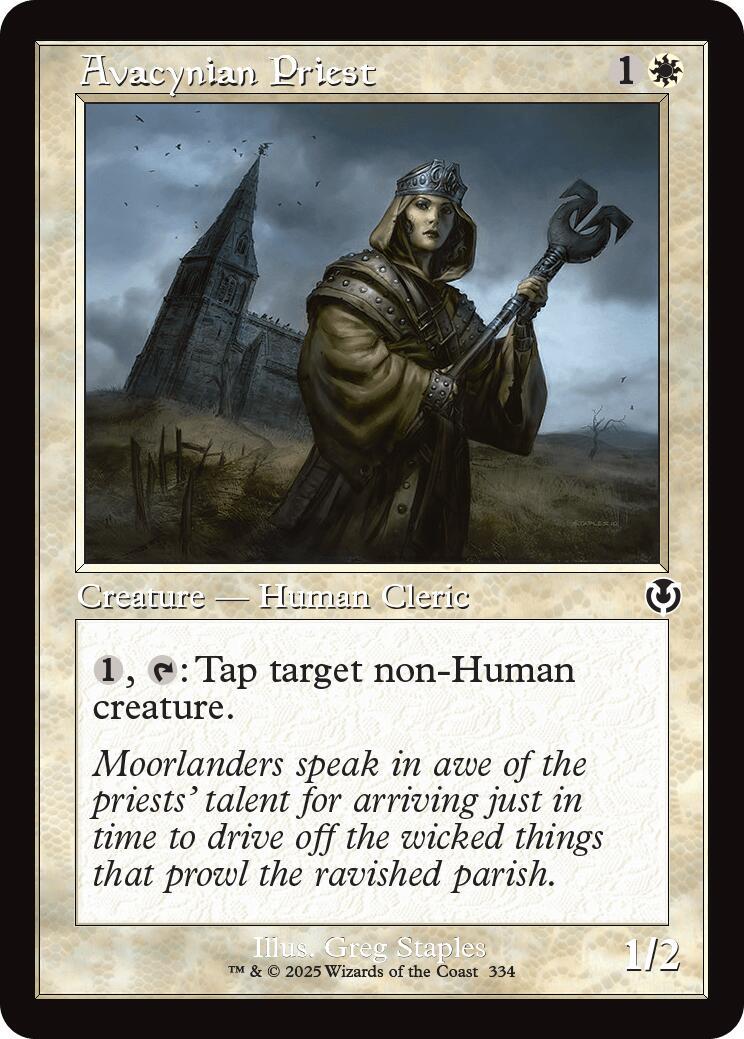 Avacynian Priest #334 Magic Innistrad Remastered