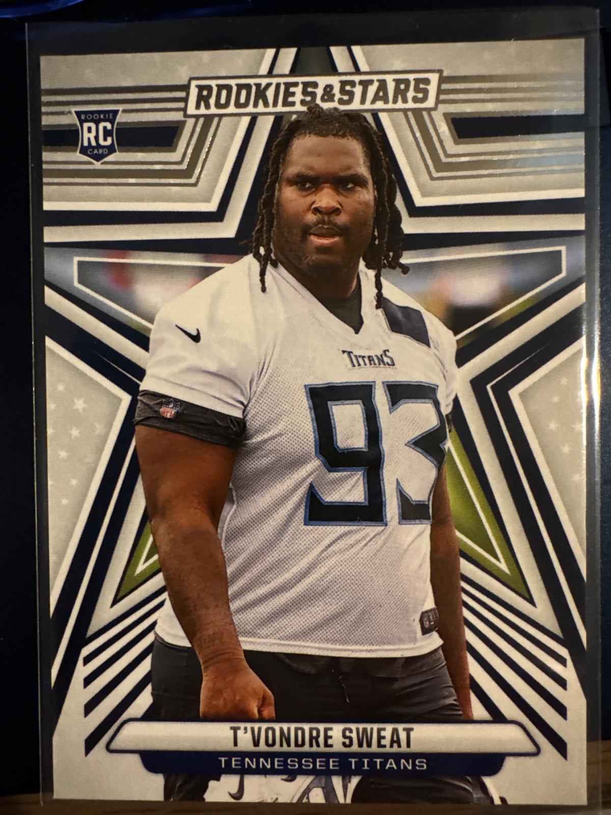 T'Vondre Sweat #195 Football Cards 2024 Panini Rookies & Stars