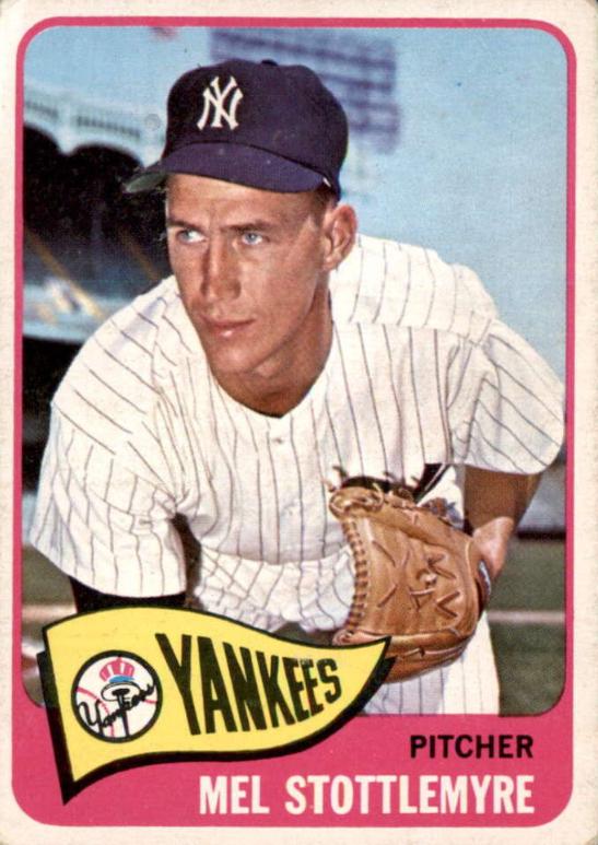Mel Stottlemyre #550 Baseball Cards 1965 Topps