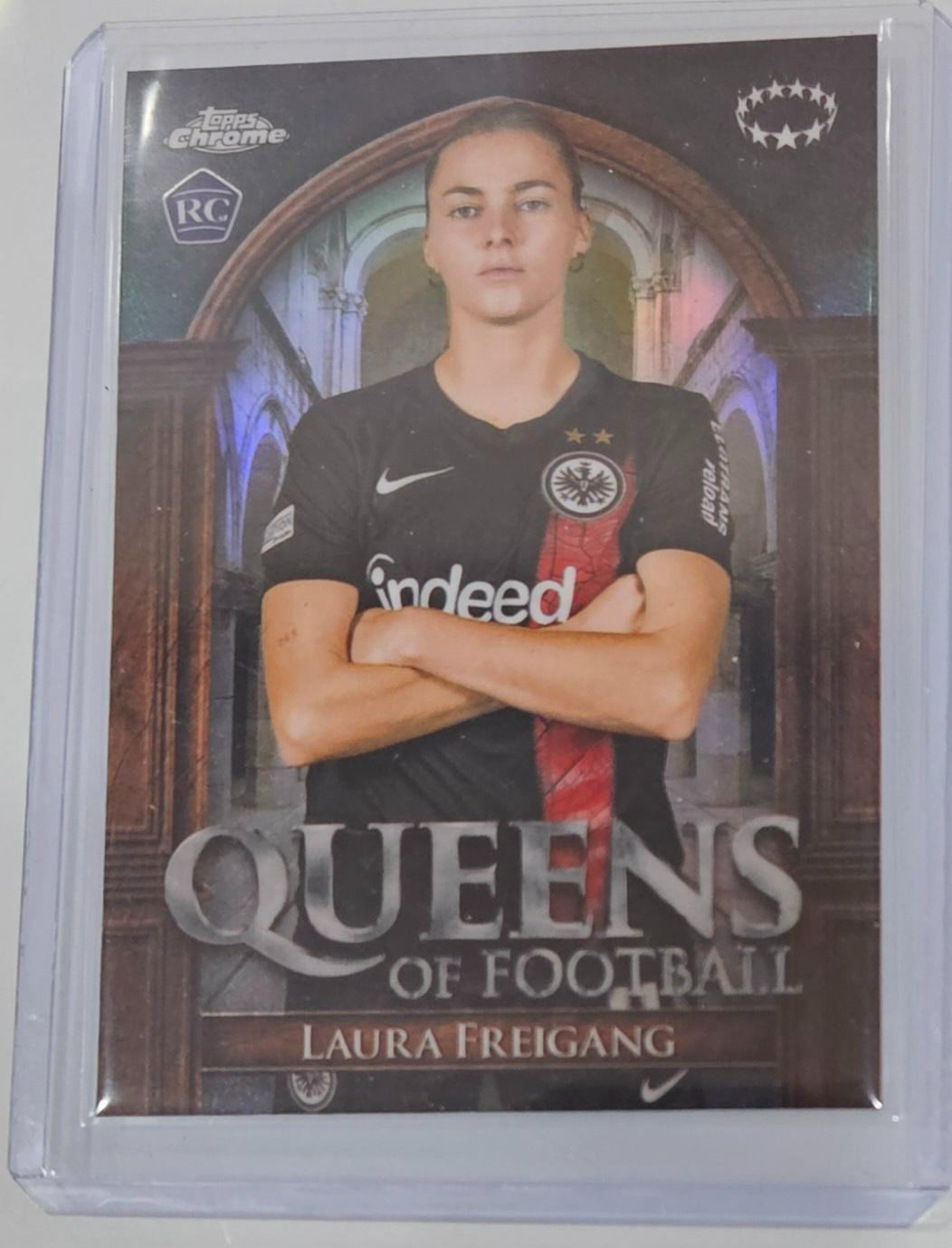 Laura Freigang #QF-20 2023 Topps Chrome Uwcl Queens Of Football Soccer