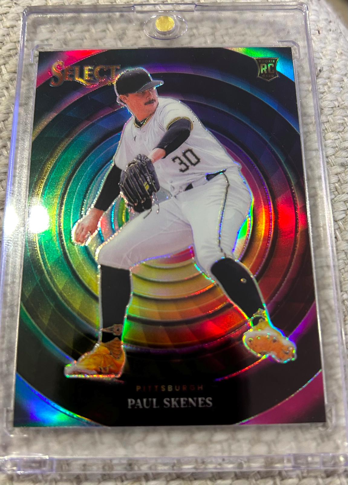 Paul Skenes #1 Baseball Cards 2024 Panini Select Color Wheel