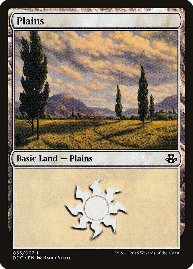 Plains #33 Magic Duel Deck: Elspeth vs Kiora