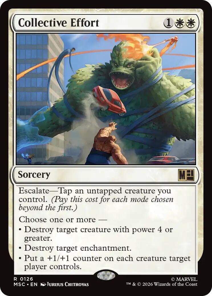 Collective Effort (Magic Marvel Super Heroes Commander)