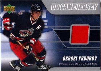 Sergei Fedorov #J2-SF 2006 Upper Deck Game Jersey Hockey