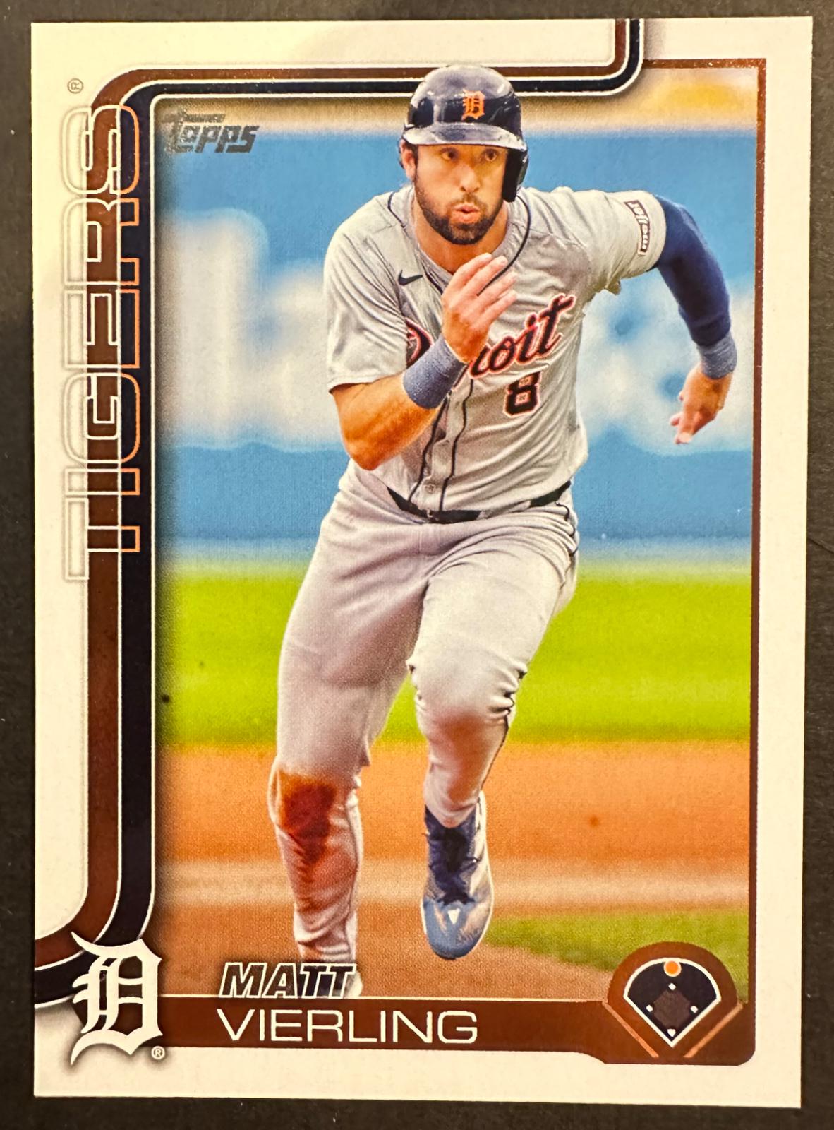 Matt Vierling #166 Baseball Cards 2025 Topps