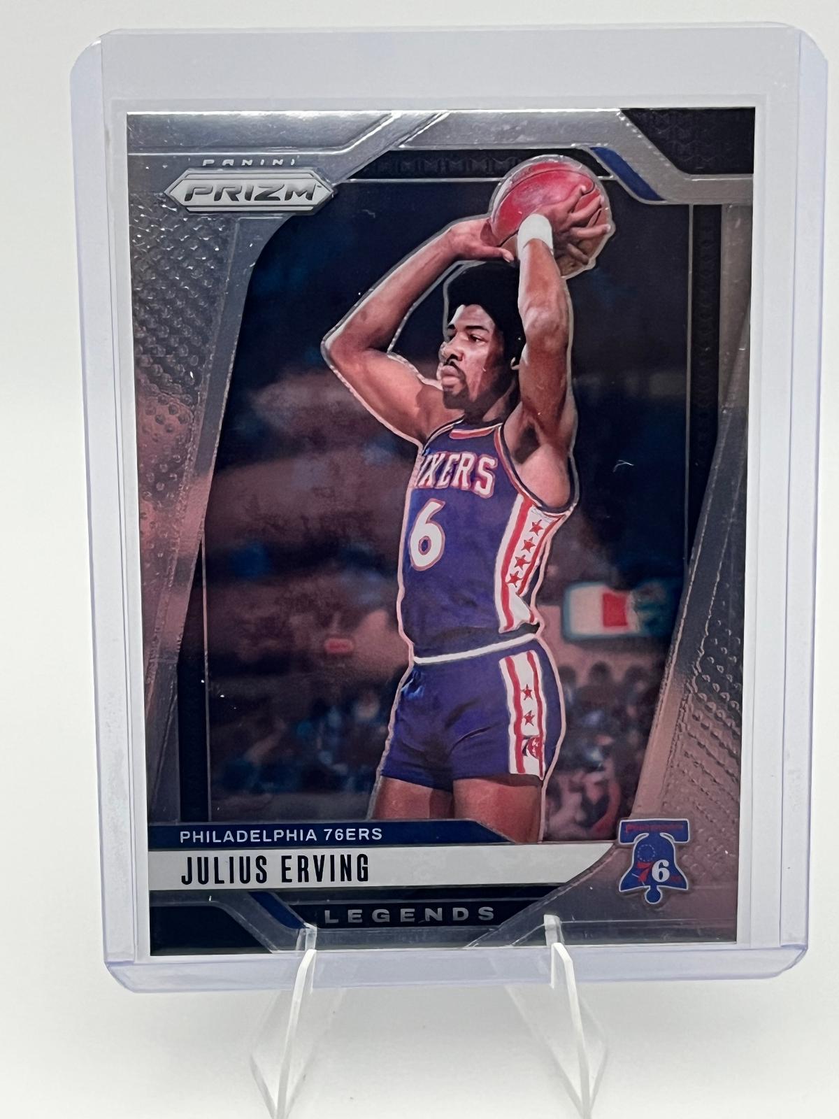 Julius Erving #292 Basketball Cards 2024 Panini Prizm
