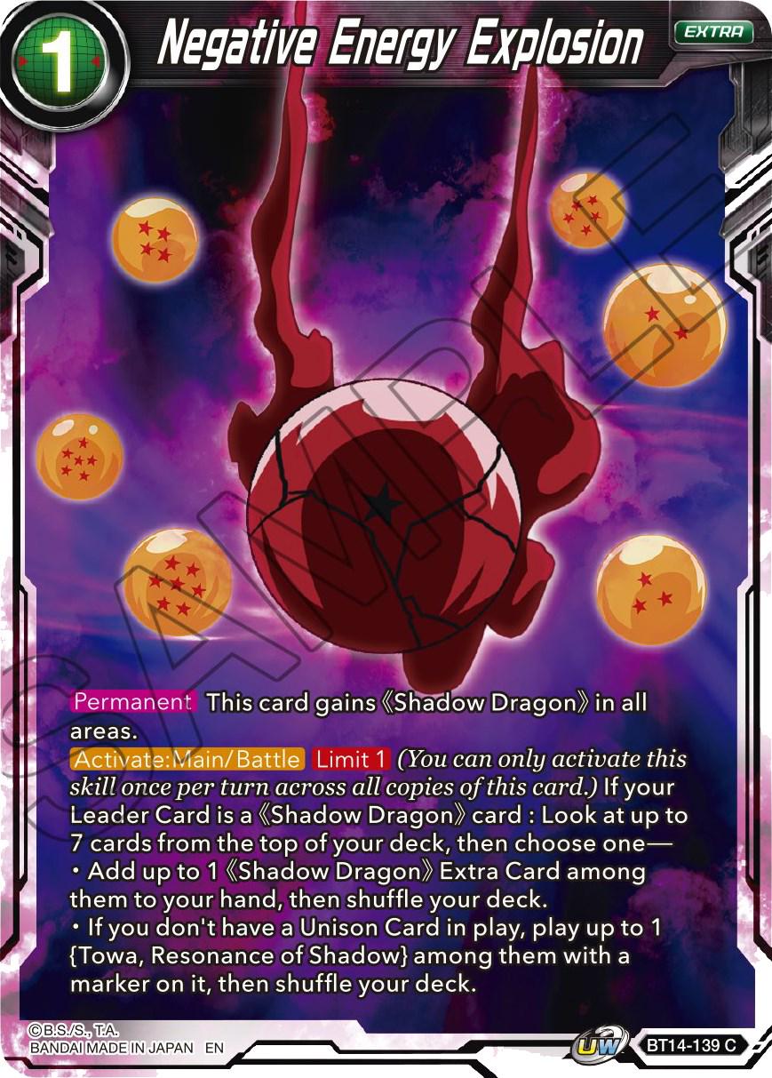 Negative Energy Explosion BT14-139 Dragon Ball Super Cross Spirits