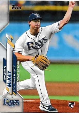 Brendan McKay #U-60 Baseball Cards 2020 Topps Update