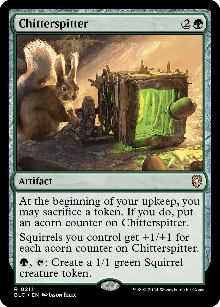 Chitterspitter (Magic Bloomburrow Commander)