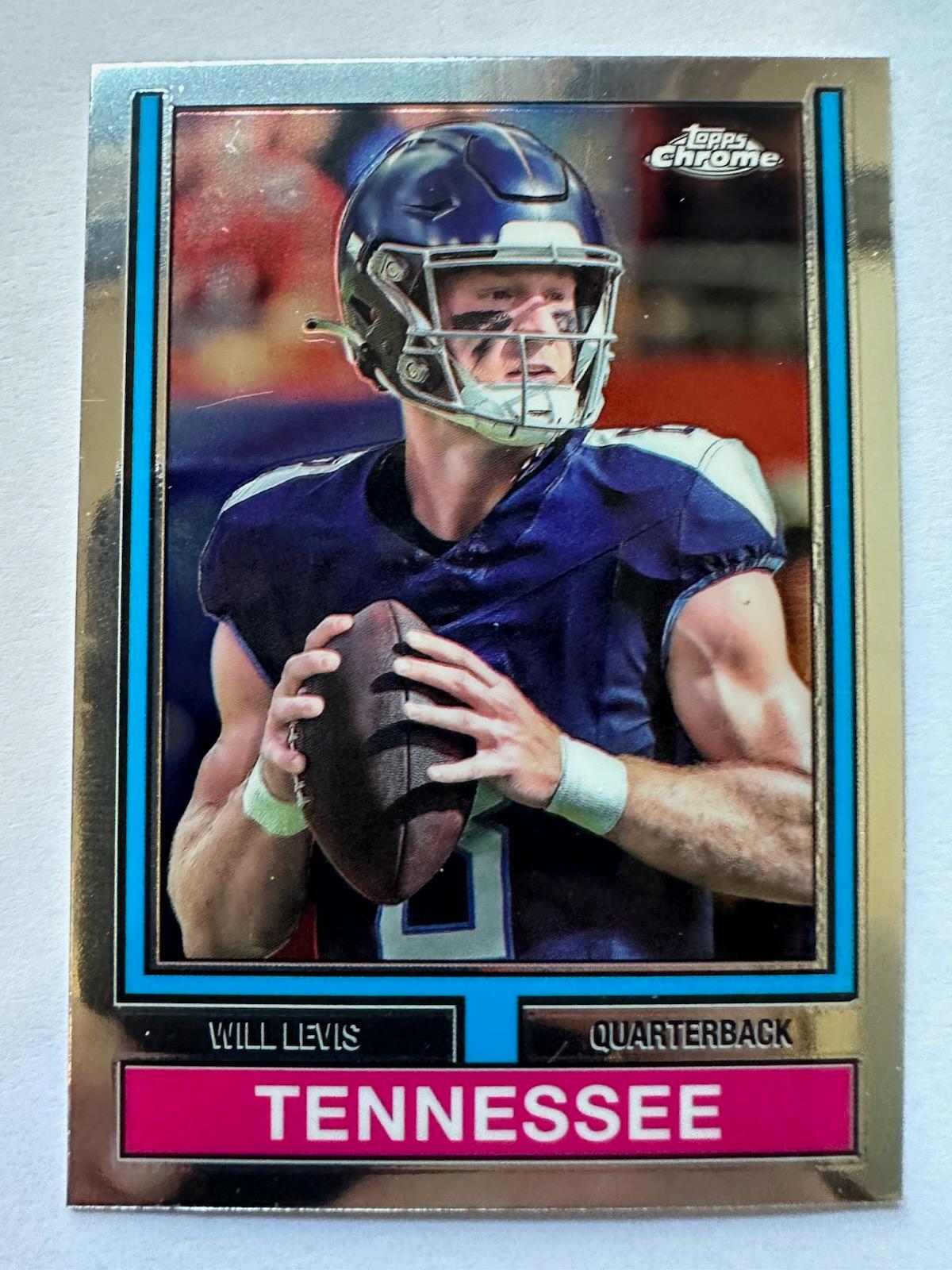 Will Levis #74TF-24 Football Cards 2024 Topps Chrome 1974