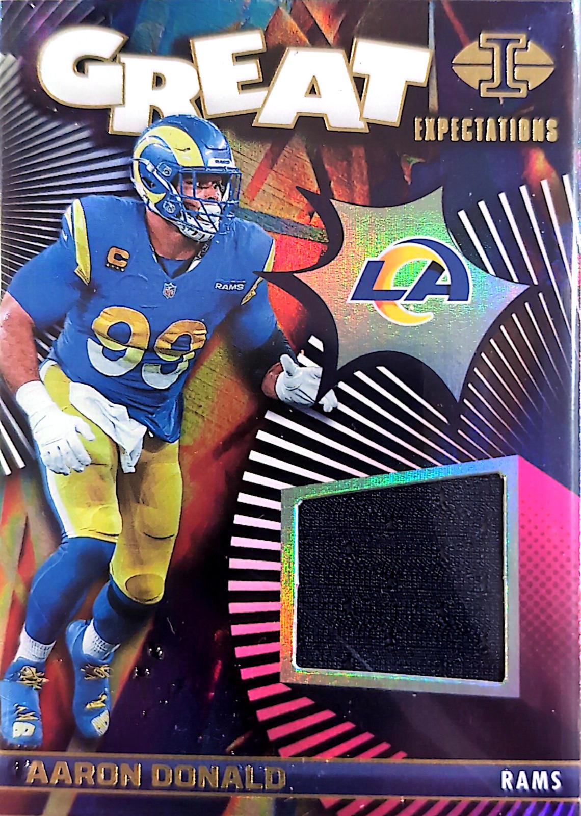 Aaron Donald #GE-ADD Football Cards 2024 Panini Illusions Great Expectations