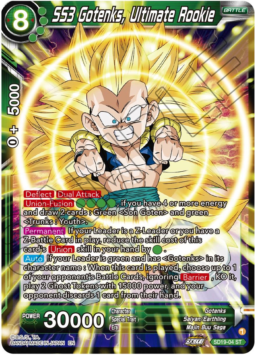 SS3 Gotenks, Ultimate Rookie SD19-04 Dragon Ball Super Dawn of the Z-Legends