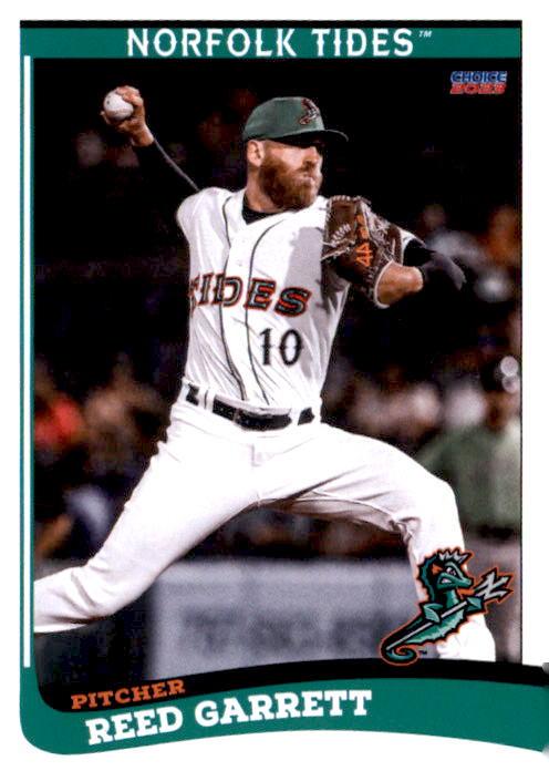 Reed Garrett #13 2023 Choice Norfolk Tides Baseball