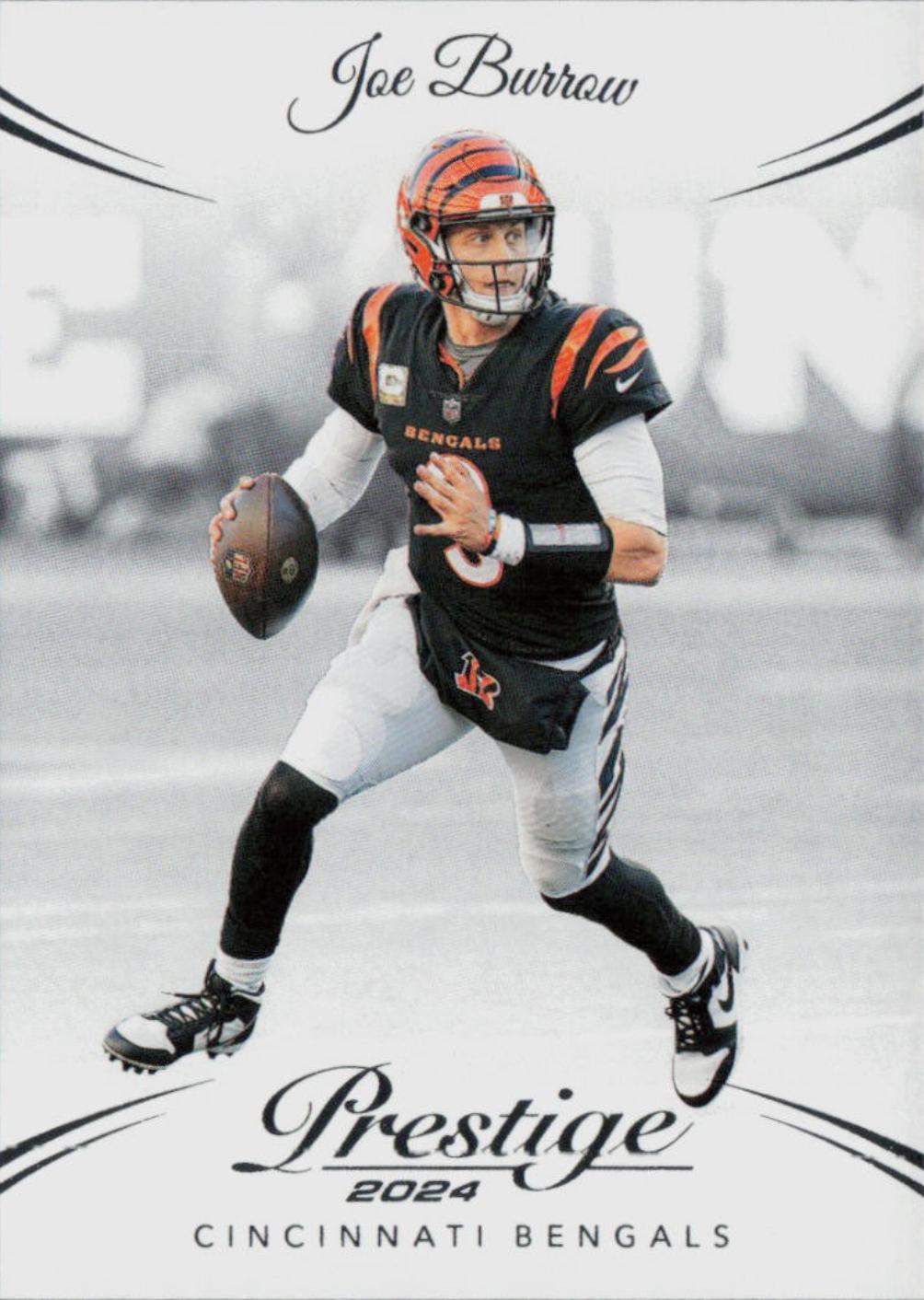 Joe Burrow #57 Football Cards 2024 Panini Prestige