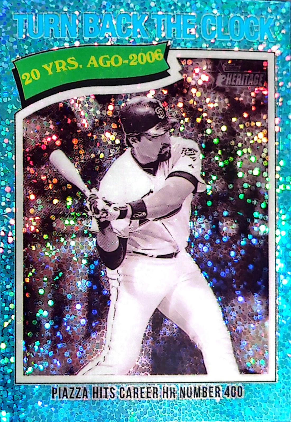 Mike Piazza [Light Blue Sparkle Chrome] #336 Prices | 2026 Topps