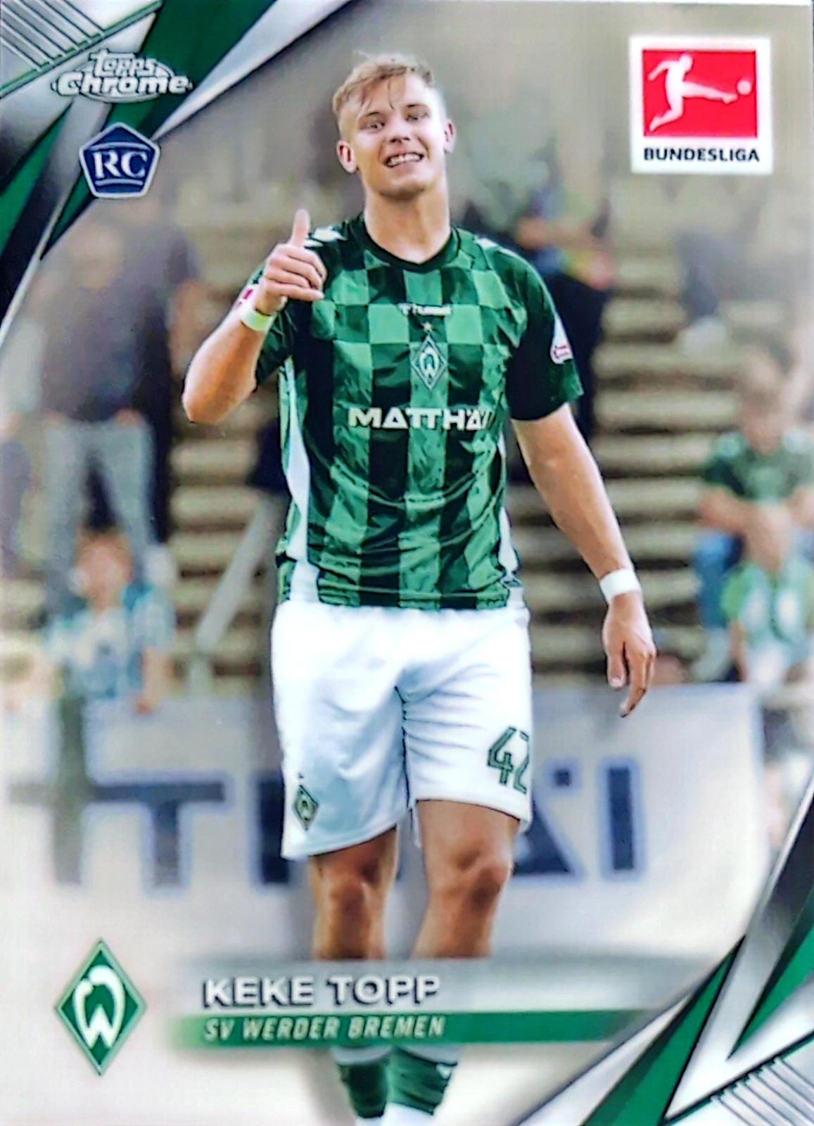 Keke Topp #21 2024 Topps Chrome Bundesliga Soccer