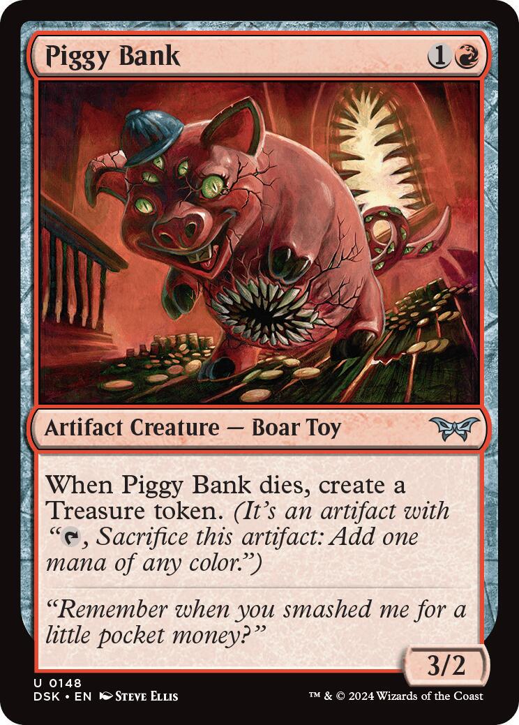 Piggy Bank #148 Magic Duskmourn: House of Horror