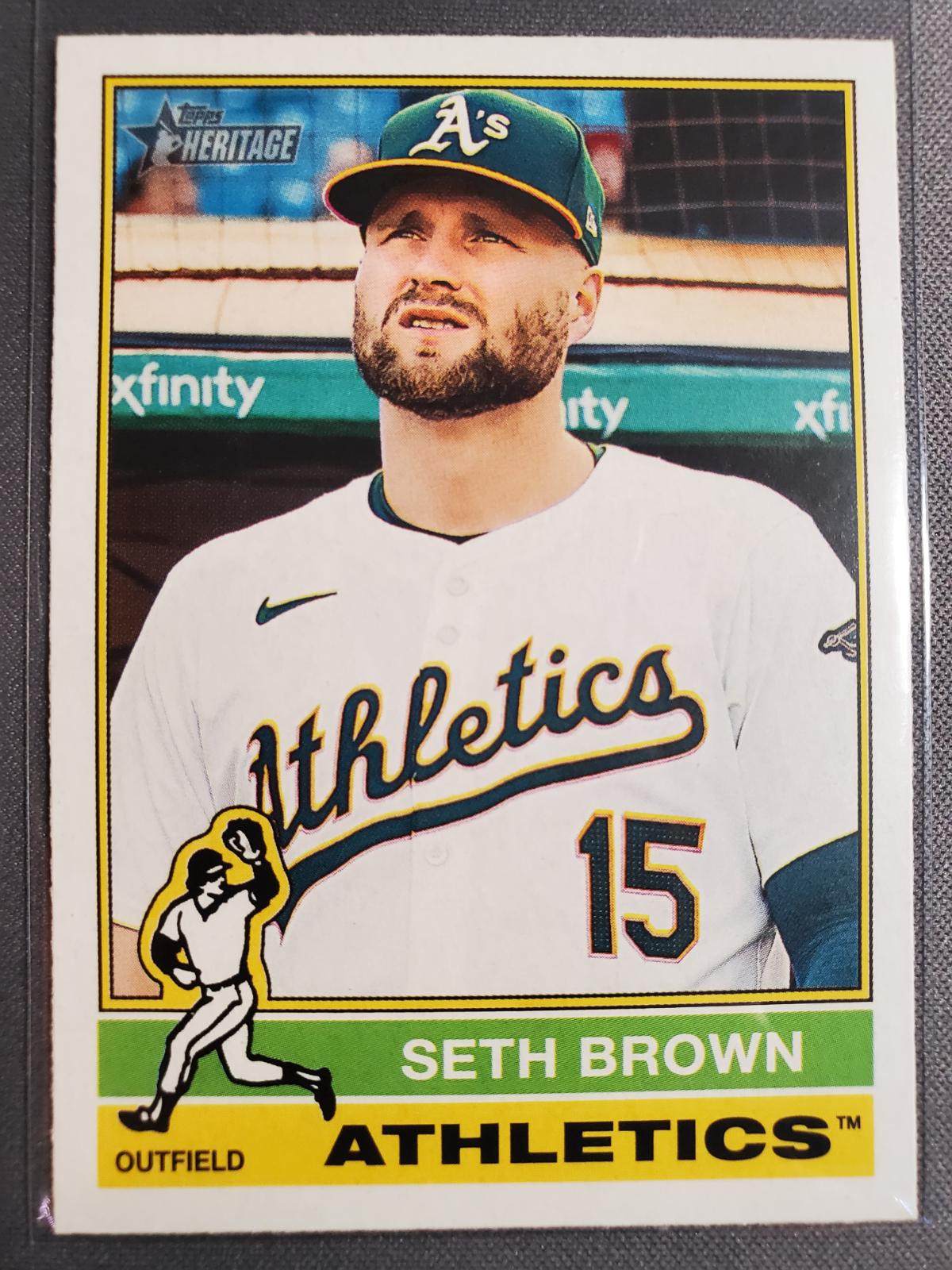 Seth Brown #292 Baseball Cards 2025 Topps Heritage