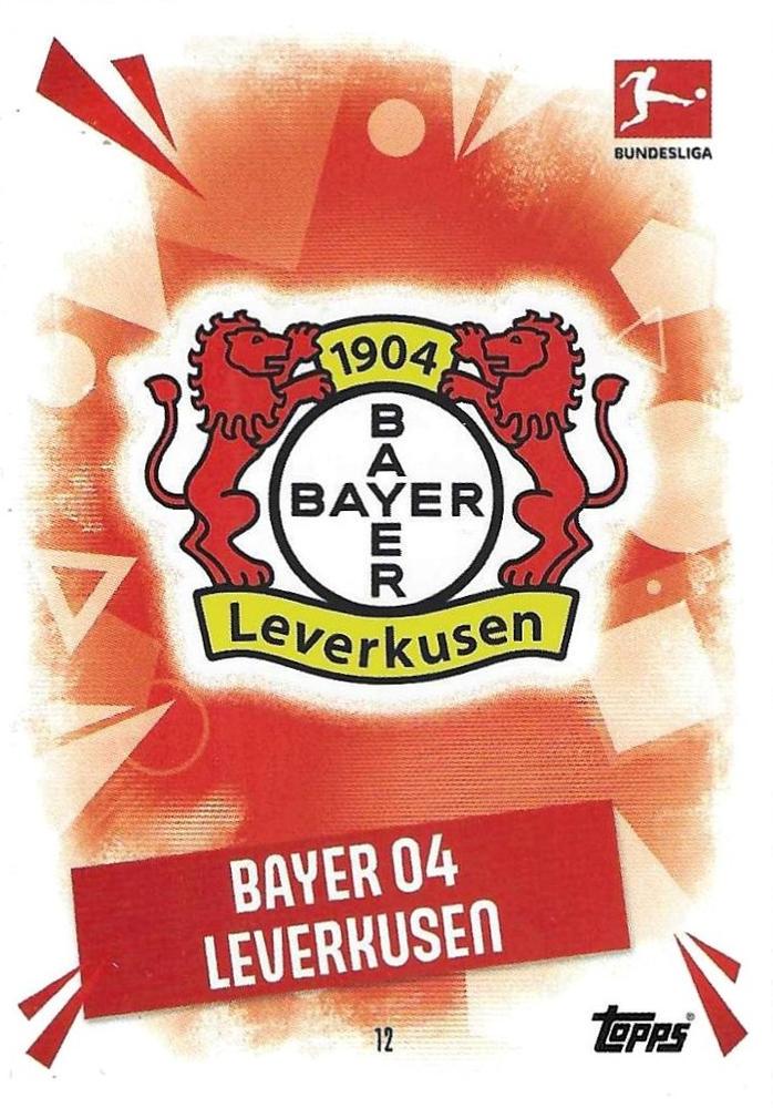 Clubkarte #12 2025 Topps Match Attax Bundesliga Soccer