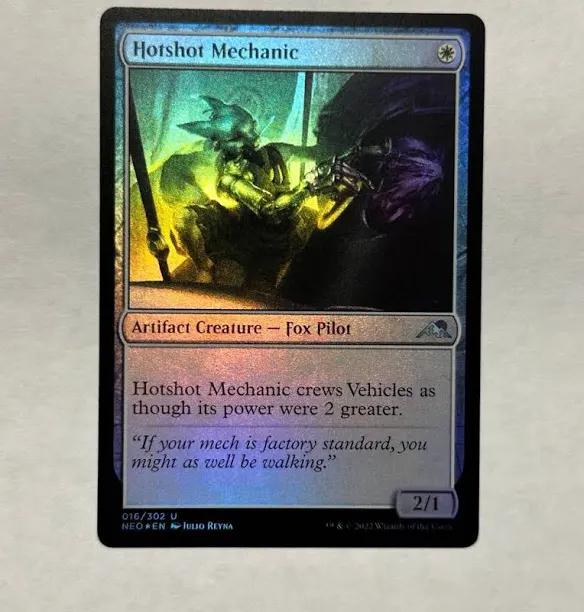 Tap to enlarge Hotshot Mechanic – Foil, Magic Kamigawa: Neon Dynasty