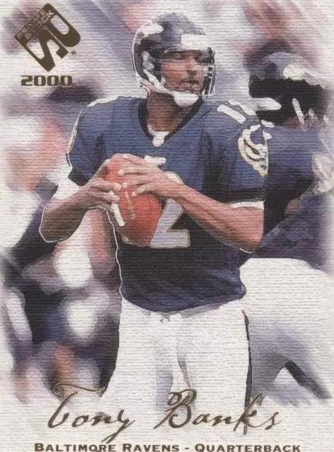 Tony Banks #7 Football Cards 2000 Pacific Private Stock