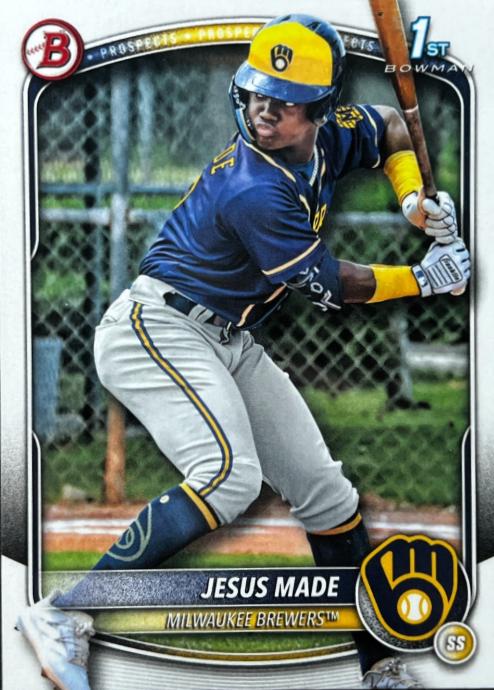 Jesus Made #BP-66 Baseball Cards 2025 Bowman Prospects