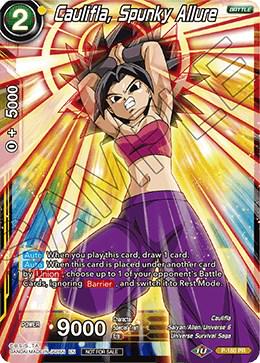 Caulifla, Spunky Allure P-180 - Dragon Ball Fusion World Promos